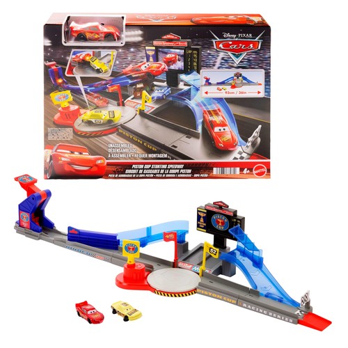 Playset auto pista cars - pista, piston